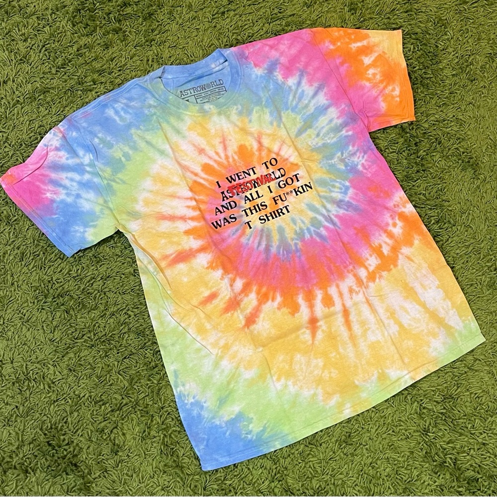 Travis Scott Astroworld I went to Astroworld Festival Tie Dye Brand new size L